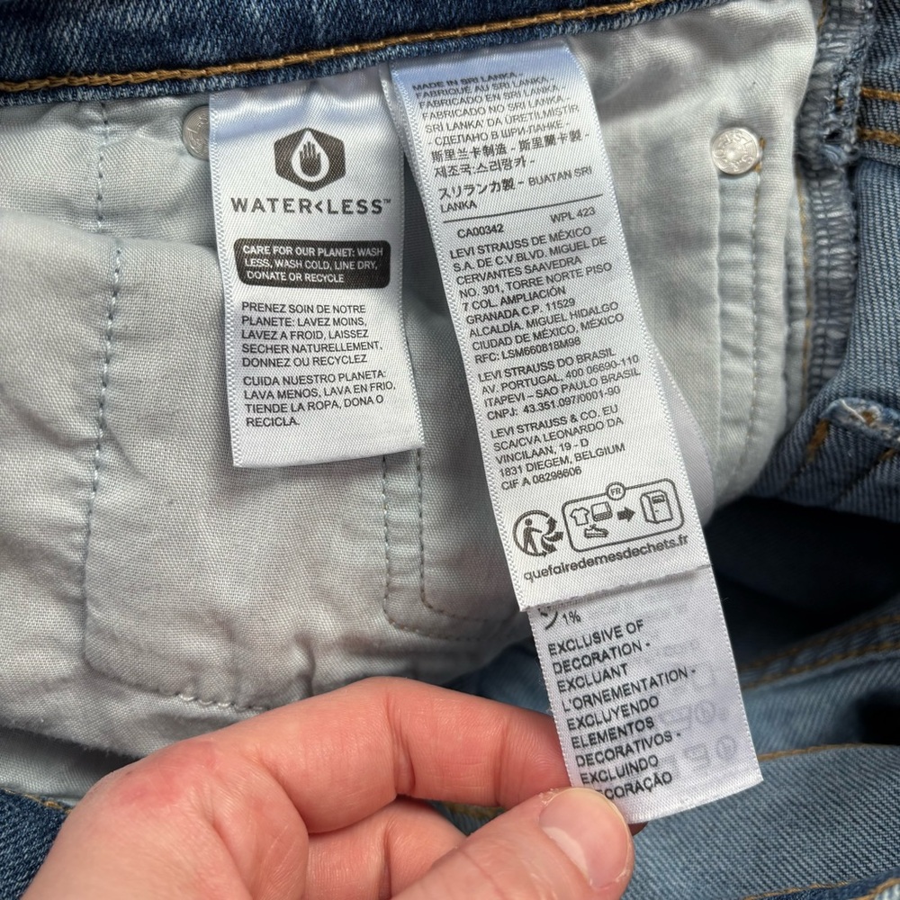 LEVI’s Size 28 Ribcage Straight Ankle Jeans - Picture 4 of 6